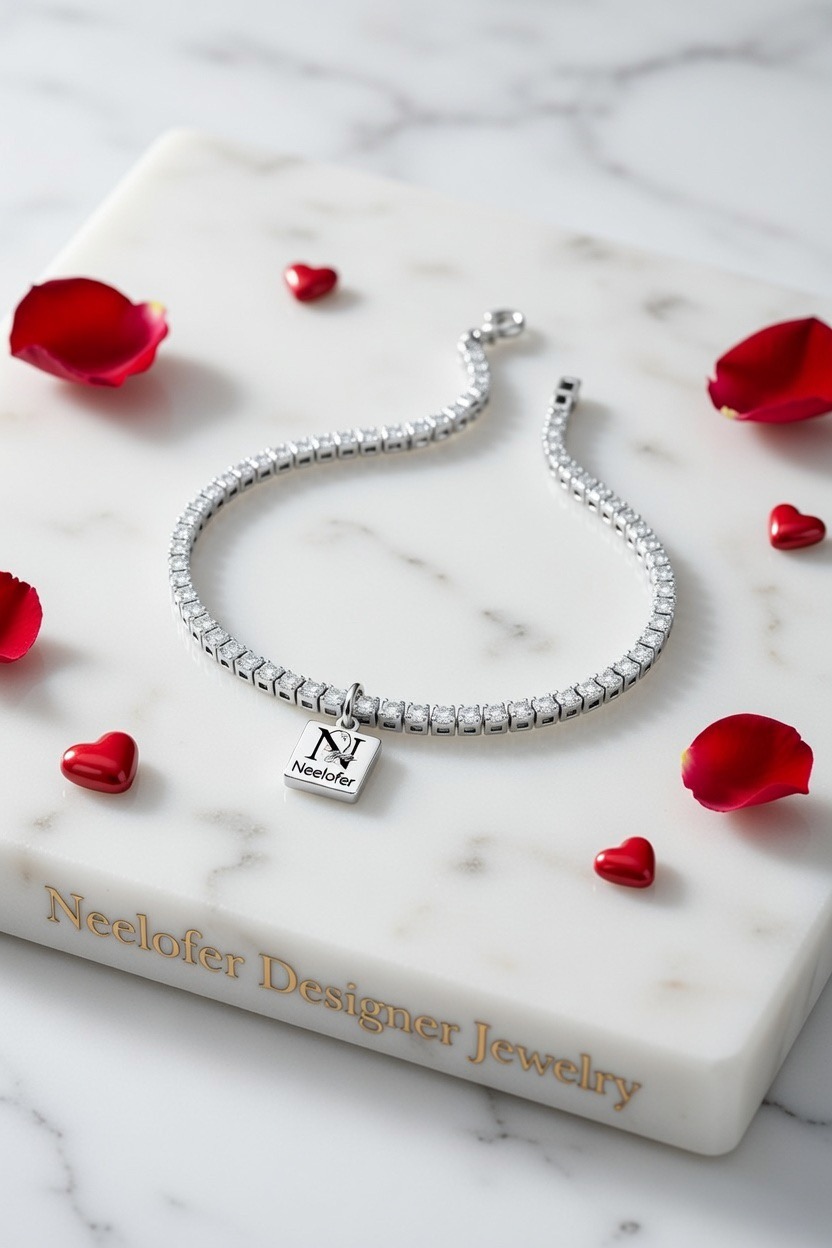 Neelofer Signature Tennis Charm